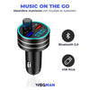 FM Transmitter om muziek te luisteren in de auto via Bluetooth of een USB stick