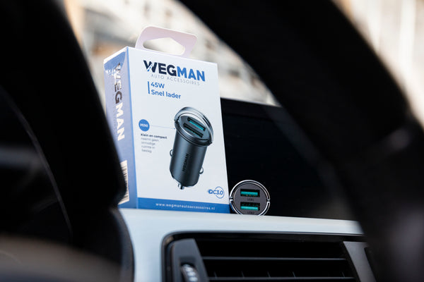 Wegman Car Charger – Schnellladegerät für das Auto – 45 W 5 A