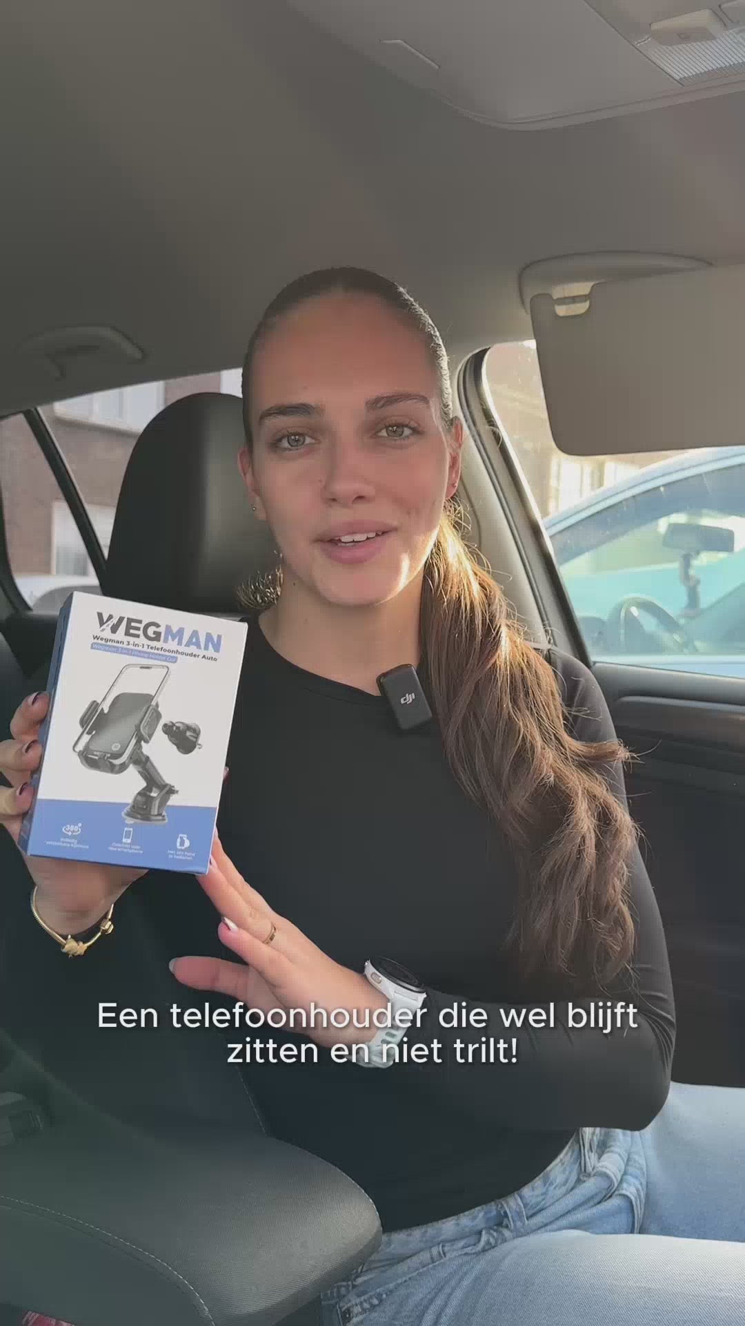 Klantreview Wegman 3-in-1 telefoonhouder auto met zuignap en ventilatierooster