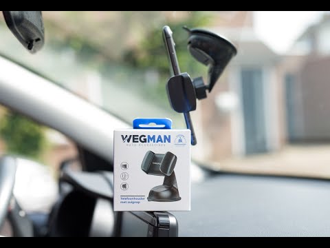 Video van de Wegman telefoonhouder met zuignap